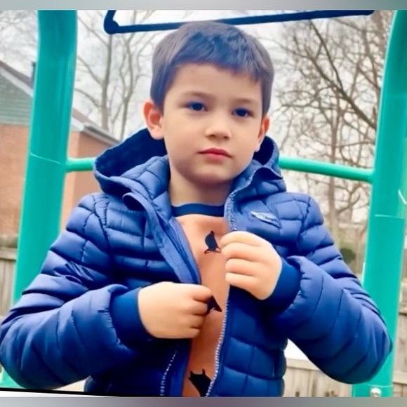 Reebok Other - Reebok Navy Quilted Jacket L/G ( 14-16)